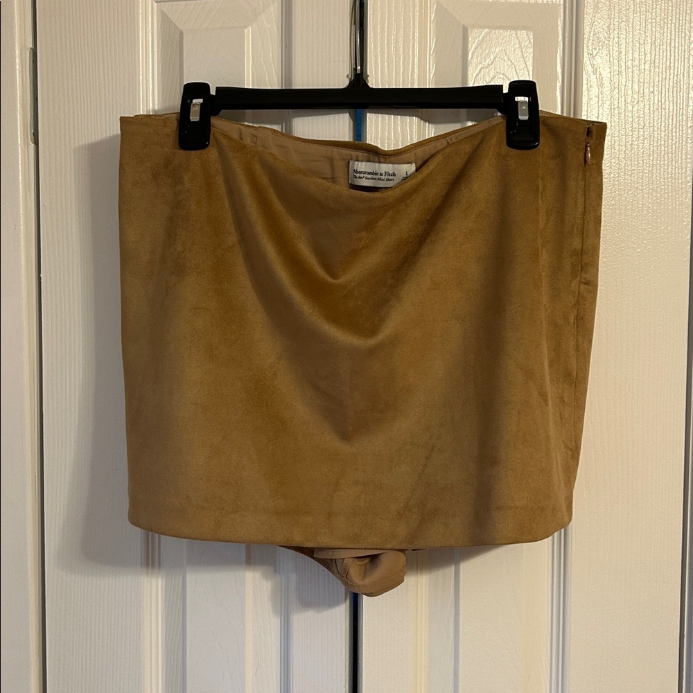 Abercrombie & Fitch Camel Mini Skort
